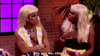 RuPaul Drag Race Season 10 Episode 5 Asia O'Hara The Vixen Yes You Do Stop It.gif