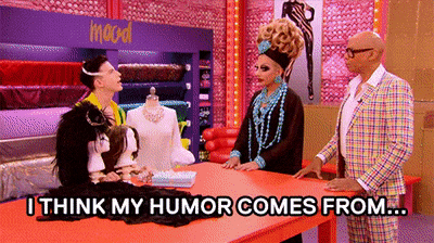 Drag Race Season 10 Episode 7 Aquaria My Humour Comes From A Confused Place In My Brain.gif