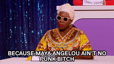 Drag Race Season 10 Episode 7 Monet X Change Maya Angelou Is No Punk Bitch Snatch Game.gif