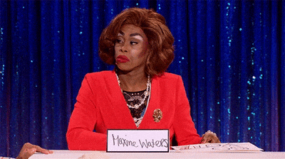 Drag Race Season 10 Episode 7 Monique Heart Maxine Waters Snatch Game.gif