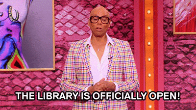 Drag Race Season 10 Episode 7 RuPaul The Library Is Officially Open.gif