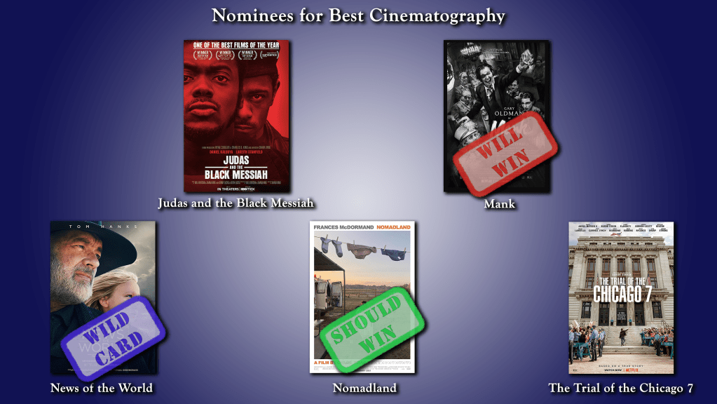 Best Cinematography Oscar