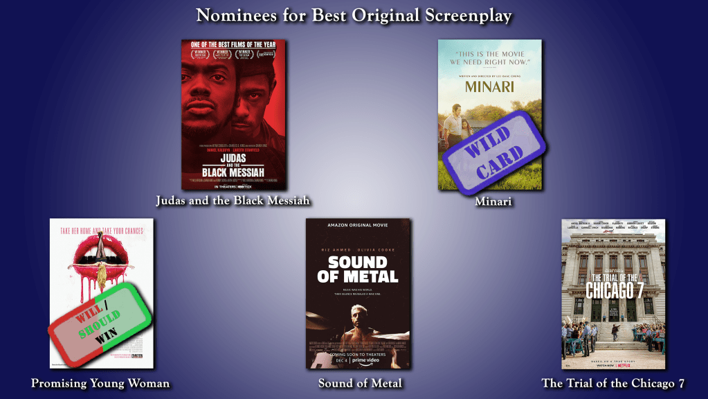 Best Original Screenplay Oscar